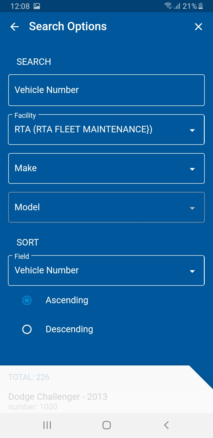 Mobile Driver Reports