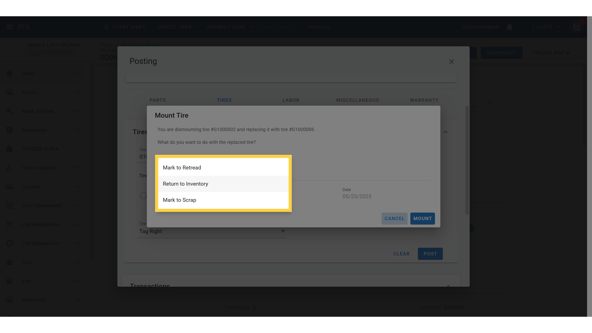 Select The Proper Action